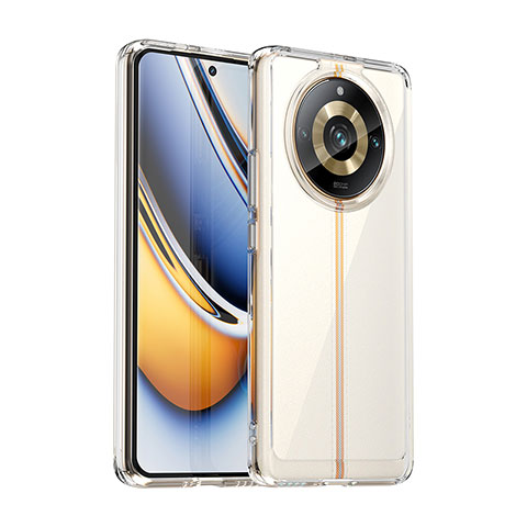 Silikon Schutzhülle Rahmen Tasche Hülle Durchsichtig Transparent J01S für Realme 11 Pro 5G Klar