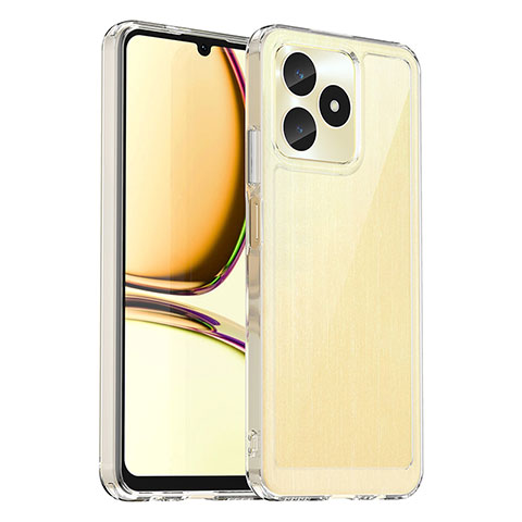 Silikon Schutzhülle Rahmen Tasche Hülle Durchsichtig Transparent J01S für Realme C53 India Klar