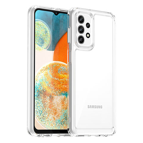 Silikon Schutzhülle Rahmen Tasche Hülle Durchsichtig Transparent J01S für Samsung Galaxy A23 4G Klar