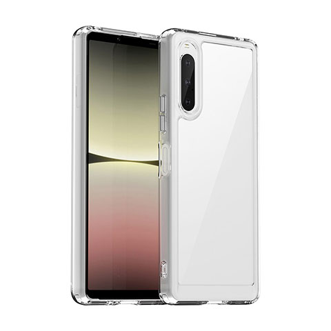 Silikon Schutzhülle Rahmen Tasche Hülle Durchsichtig Transparent J01S für Sony Xperia 10 V Klar