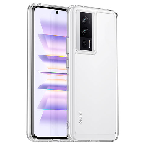 Silikon Schutzhülle Rahmen Tasche Hülle Durchsichtig Transparent J01S für Xiaomi Redmi K60 5G Klar