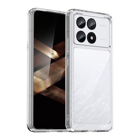 Silikon Schutzhülle Rahmen Tasche Hülle Durchsichtig Transparent J01S für Xiaomi Redmi K70 Pro 5G Klar