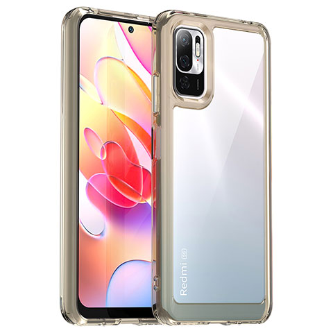 Silikon Schutzhülle Rahmen Tasche Hülle Durchsichtig Transparent J01S für Xiaomi Redmi Note 11 SE 5G Grau