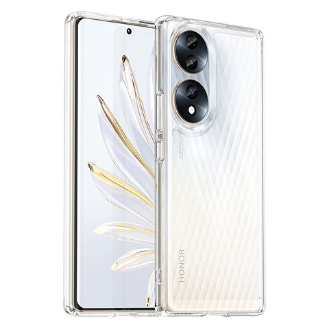 Silikon Schutzhülle Rahmen Tasche Hülle Durchsichtig Transparent J02S für Huawei Honor 70 5G Klar