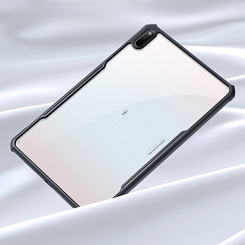 Silikon Schutzhülle Rahmen Tasche Hülle Durchsichtig Transparent Spiegel für Huawei MatePad 10.4 Schwarz