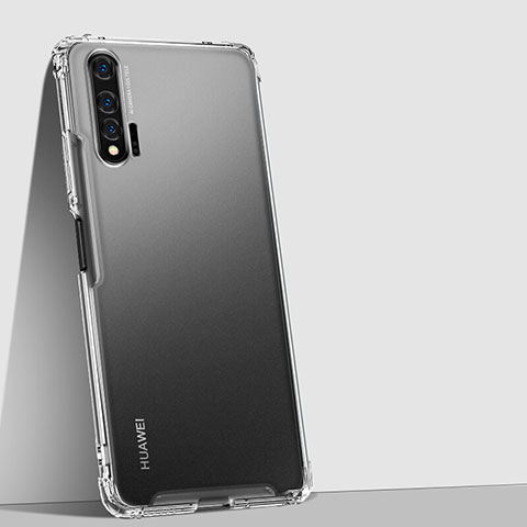 Silikon Schutzhülle Rahmen Tasche Hülle Durchsichtig Transparent Spiegel H02 für Huawei Nova 6 5G Klar