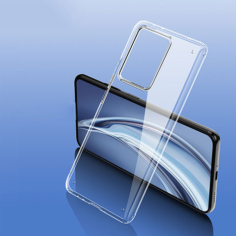 Silikon Schutzhülle Rahmen Tasche Hülle Durchsichtig Transparent W01L für Xiaomi Mi 11T 5G Klar