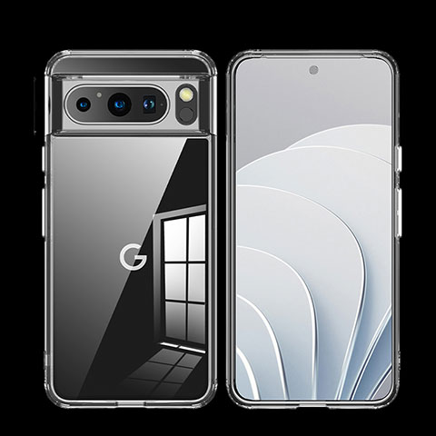 Silikon Schutzhülle Rahmen Tasche Hülle Durchsichtig Transparent WL1 für Google Pixel 8 Pro 5G Klar