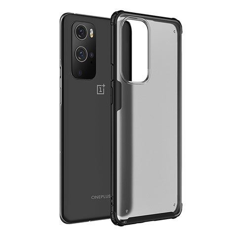 Silikon Schutzhülle Rahmen Tasche Hülle Durchsichtig Transparent WL1 für OnePlus 9 Pro 5G Schwarz