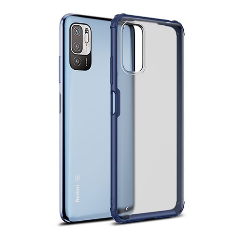 Silikon Schutzhülle Rahmen Tasche Hülle Durchsichtig Transparent WL1 für Xiaomi POCO M3 Pro 5G Blau