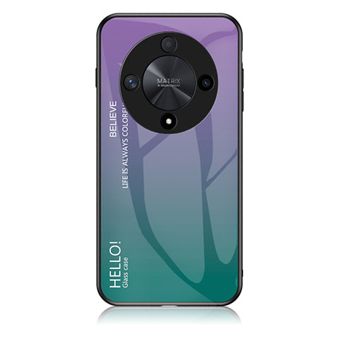 Silikon Schutzhülle Rahmen Tasche Hülle Spiegel Farbverlauf Regenbogen LS1 für Huawei Honor Magic6 Lite 5G Plusfarbig