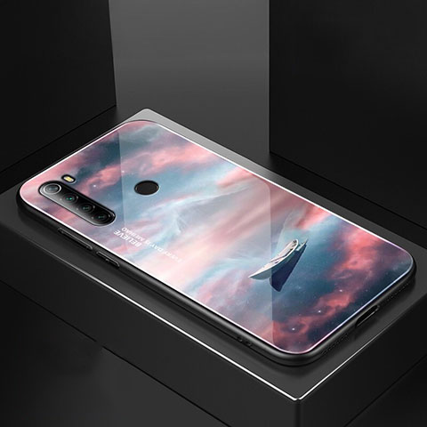Silikon Schutzhülle Rahmen Tasche Hülle Spiegel für Xiaomi Redmi Note 8T Plusfarbig