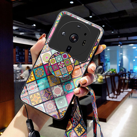 Silikon Schutzhülle Rahmen Tasche Hülle Spiegel M02 für Xiaomi Mi 12 Ultra 5G Plusfarbig