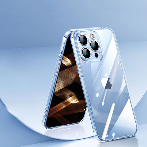 Silikon Schutzhülle Ultra Dünn Flexible Tasche Durchsichtig Transparent H01 für Apple iPhone 14 Pro Klar