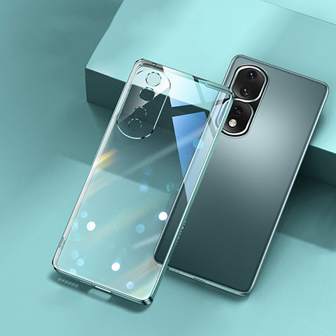 Silikon Schutzhülle Ultra Dünn Flexible Tasche Durchsichtig Transparent H01 für Huawei Honor 80 Pro Flat 5G Grün