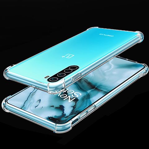 Silikon Schutzhülle Ultra Dünn Flexible Tasche Durchsichtig Transparent H01 für OnePlus Nord Klar