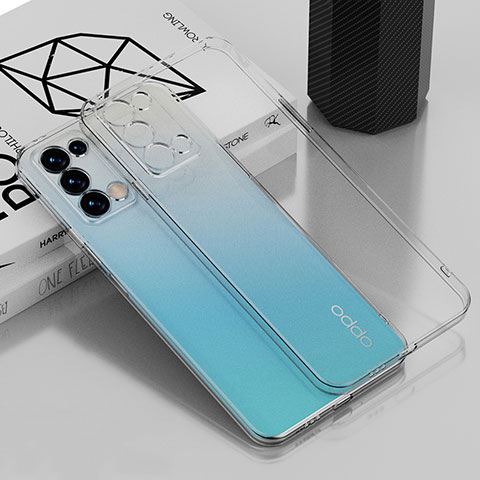 Silikon Schutzhülle Ultra Dünn Flexible Tasche Durchsichtig Transparent H01 für Oppo Reno6 Pro 5G Klar