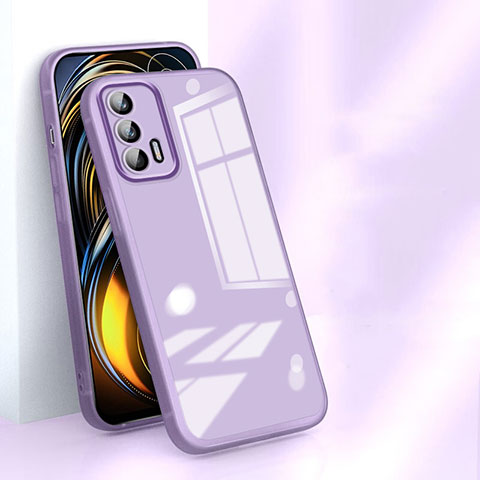 Silikon Schutzhülle Ultra Dünn Flexible Tasche Durchsichtig Transparent H01 für Realme GT Neo 2T 5G Violett