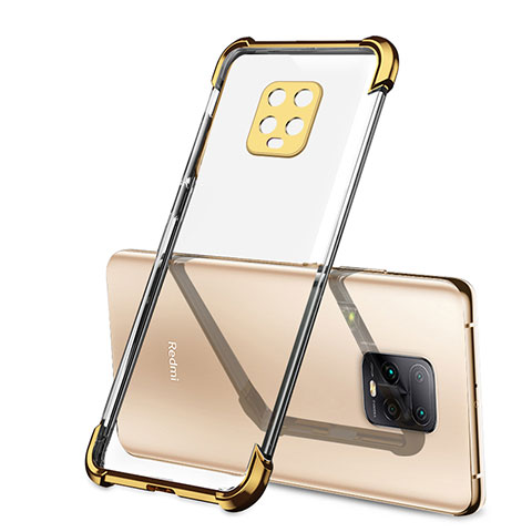 Silikon Schutzhülle Ultra Dünn Flexible Tasche Durchsichtig Transparent H01 für Xiaomi Redmi 10X Pro 5G Gold