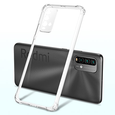 Silikon Schutzhülle Ultra Dünn Flexible Tasche Durchsichtig Transparent H02 für Xiaomi Redmi 9T 4G Klar