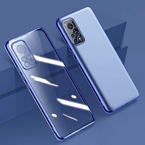 Silikon Schutzhülle Ultra Dünn Flexible Tasche Durchsichtig Transparent H02 für Xiaomi Redmi Note 11S 4G Blau