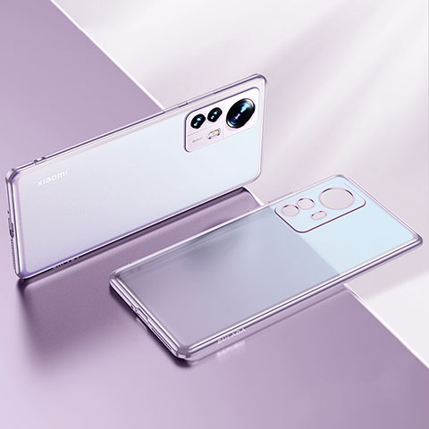 Silikon Schutzhülle Ultra Dünn Flexible Tasche Durchsichtig Transparent H03 für Xiaomi Redmi Note 12S Violett