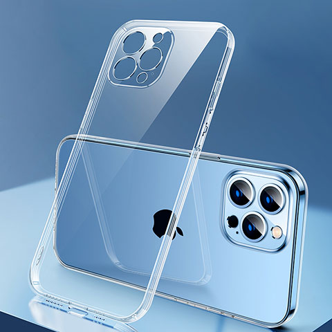 Silikon Schutzhülle Ultra Dünn Flexible Tasche Durchsichtig Transparent H04 für Apple iPhone 16 Pro Max Klar