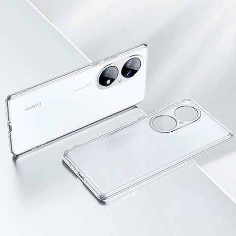 Silikon Schutzhülle Ultra Dünn Flexible Tasche Durchsichtig Transparent LD2 für Huawei P50e Klar