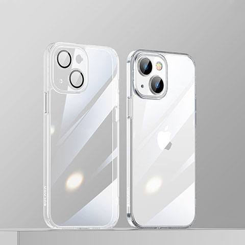 Silikon Schutzhülle Ultra Dünn Flexible Tasche Durchsichtig Transparent LD3 für Apple iPhone 14 Klar