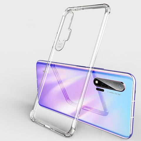 Silikon Schutzhülle Ultra Dünn Flexible Tasche Durchsichtig Transparent S01 für Huawei Nova 6 Klar
