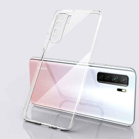 Silikon Schutzhülle Ultra Dünn Flexible Tasche Durchsichtig Transparent S01 für Huawei Nova 7 SE 5G Klar