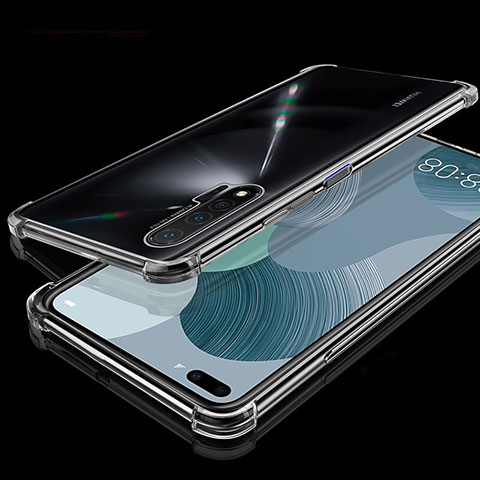 Silikon Schutzhülle Ultra Dünn Flexible Tasche Durchsichtig Transparent S03 für Huawei Nova 6 Klar