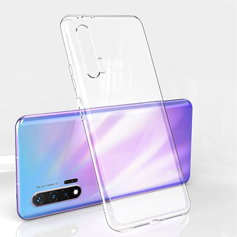 Silikon Schutzhülle Ultra Dünn Flexible Tasche Durchsichtig Transparent S04 für Huawei Nova 6 5G Klar