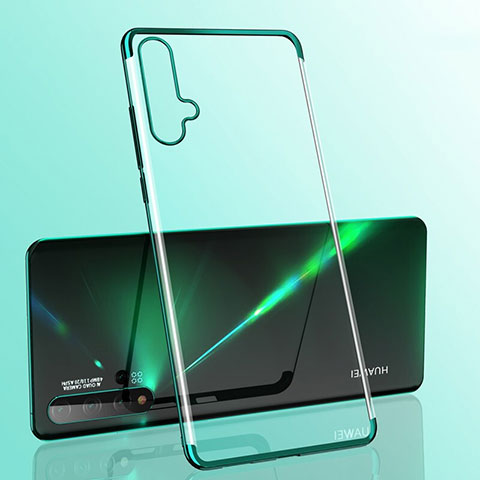 Silikon Schutzhülle Ultra Dünn Flexible Tasche Durchsichtig Transparent S05 für Huawei Nova 5 Pro Grün