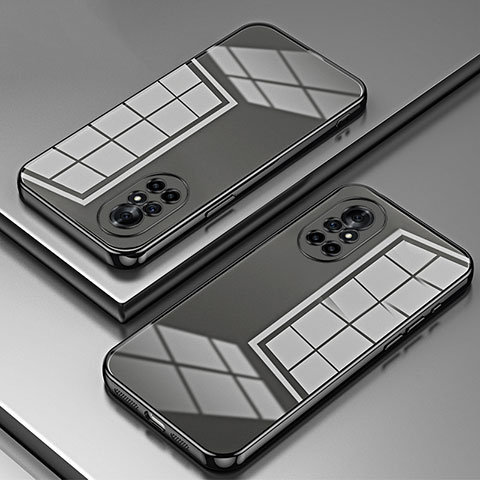 Silikon Schutzhülle Ultra Dünn Flexible Tasche Durchsichtig Transparent SY1 für Huawei Nova 8 5G Schwarz
