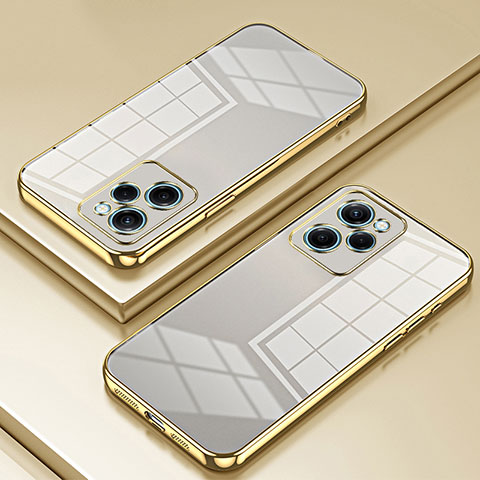 Silikon Schutzhülle Ultra Dünn Flexible Tasche Durchsichtig Transparent SY1 für Xiaomi Redmi Note 12 Pro Speed 5G Gold