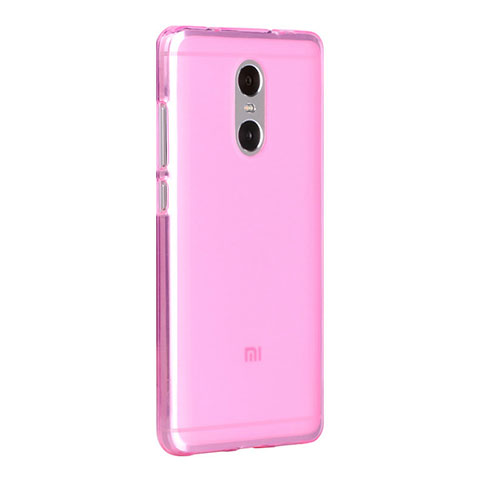 Silikon Schutzhülle Ultra Dünn Hülle Durchsichtig Transparent für Xiaomi Redmi Pro Rosa