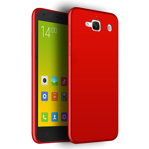 Silikon Schutzhülle Ultra Dünn Hülle Silikon für Xiaomi Redmi 2 Rot