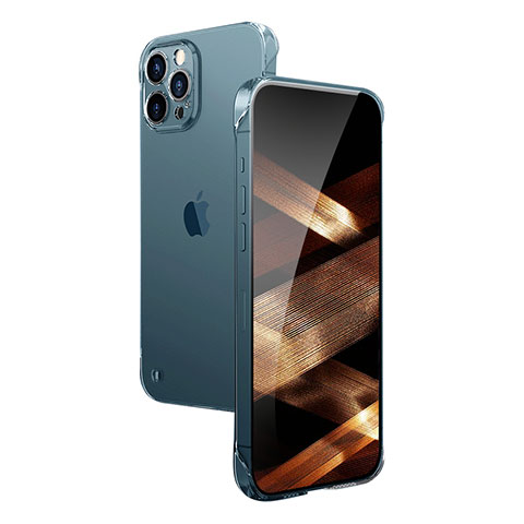 Silikon Schutzhülle Ultra Dünn Tasche Durchsichtig Transparent A07 für Apple iPhone 15 Pro Max Klar