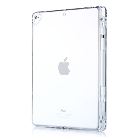 Silikon Schutzhülle Ultra Dünn Tasche Durchsichtig Transparent H01 für Apple New iPad 9.7 (2018) Klar