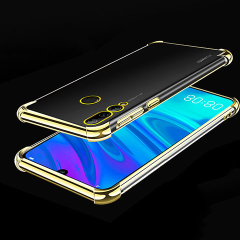 Silikon Schutzhülle Ultra Dünn Tasche Durchsichtig Transparent H01 für Huawei Enjoy 9s Gold