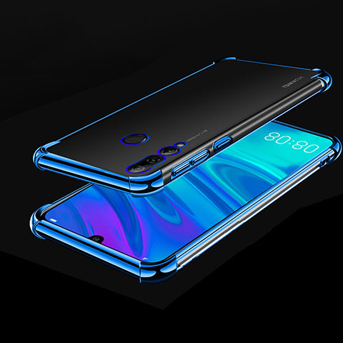 Silikon Schutzhülle Ultra Dünn Tasche Durchsichtig Transparent H01 für Huawei Honor 20E Blau