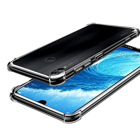 Silikon Schutzhülle Ultra Dünn Tasche Durchsichtig Transparent H01 für Huawei Honor 8X Max Klar