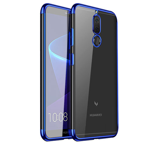 Silikon Schutzhülle Ultra Dünn Tasche Durchsichtig Transparent H01 für Huawei Maimang 6 Blau