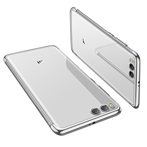 Silikon Schutzhülle Ultra Dünn Tasche Durchsichtig Transparent H01 für Xiaomi Mi 6 Silber