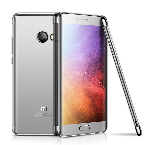 Silikon Schutzhülle Ultra Dünn Tasche Durchsichtig Transparent H01 für Xiaomi Mi Note 2 Special Edition Silber