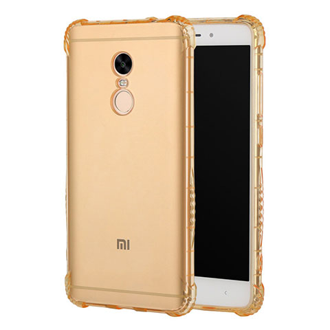 Silikon Schutzhülle Ultra Dünn Tasche Durchsichtig Transparent H01 für Xiaomi Redmi Note 4 Gold