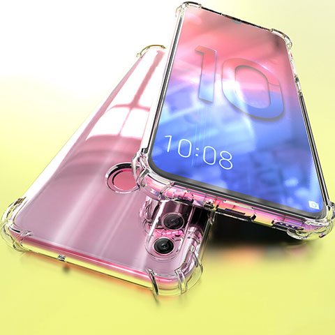 Silikon Schutzhülle Ultra Dünn Tasche Durchsichtig Transparent H02 für Huawei Honor 10 Lite Klar