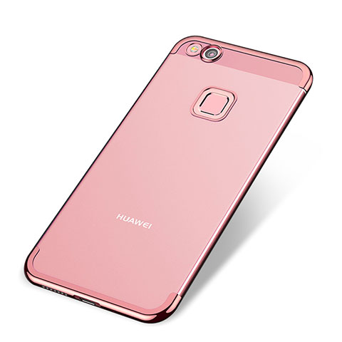 Silikon Schutzhülle Ultra Dünn Tasche Durchsichtig Transparent H02 für Huawei Honor 8 Lite Rosegold