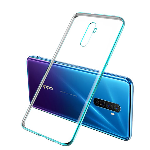 Silikon Schutzhülle Ultra Dünn Tasche Durchsichtig Transparent H02 für Oppo Reno Ace Grün